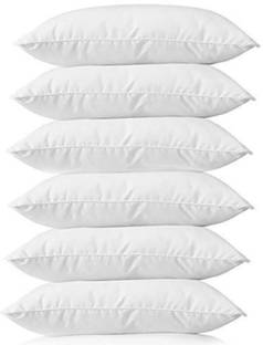 STOMIA Polyester Fibre Solid Sleeping Pillow Pack of 6
