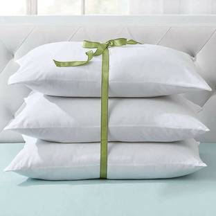 YPOLOIPO LUXURY Cotton Solid Sleeping Pillow Pack of 3