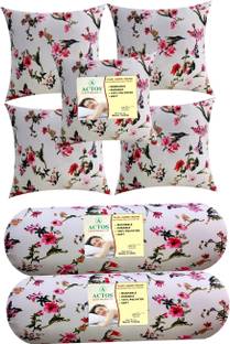 ACTOS Microfibre Bolster Pack of 7 Floral