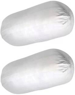 SANJU BROTHER Microfibre Bolster Pack of 2 Solid LUXORY