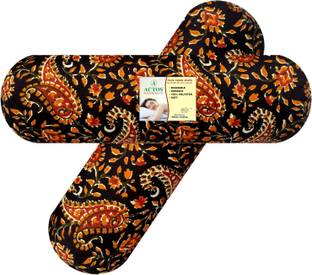 ACTOS Microfibre Bolster Pack of 2 Floral