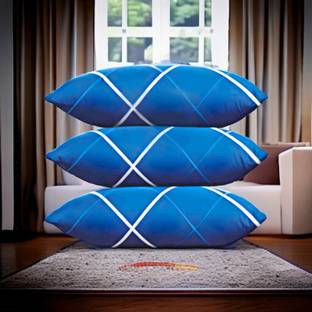 fulffystyl luxury Microfibre Solid Sleeping Pillow Pack of 3