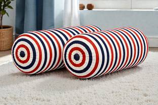 ACTOS Microfibre Bolster Pack of 2 Geometric Combo Set Of 2