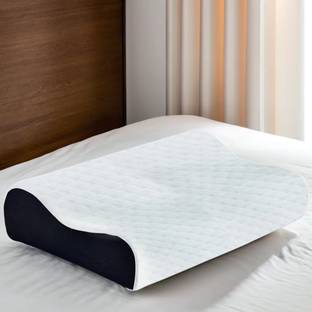 Sleepsia Memory Foam Orthopaedic Pillow Pack of 1 Solid Memory Foam Contour Pillow for Neck Pain Relief, Ergonomic, Cervical Pillow -
