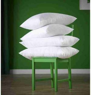 fulffystyl Microfibre Sleeping Pillow Pack of 4 Solid SOFT