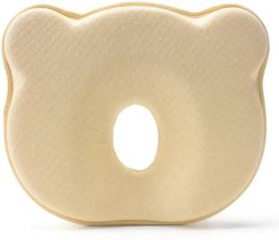 BRANDONN Memory Foam Solid Baby Pillow Pack of 1