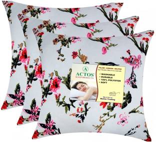 ACTOS Microfibre Cushion Pack of 3 Floral