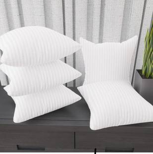 YandAM Luxury Microfibre Solid Cushion Pack of 5