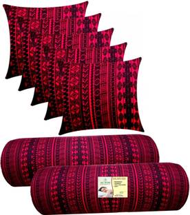 ACTOS Microfibre Bolster Pack of 7 Geometric