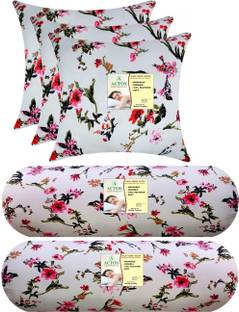 ACTOS Microfibre Bolster Pack of 5 Floral