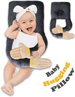 Pseudo Hug pillow Cotton Solid Baby Pillow Pack of 1