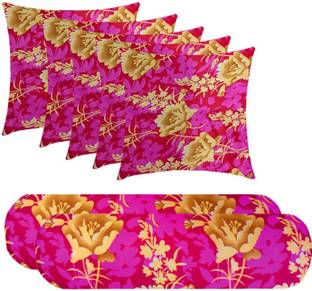 PALVIT Microfibre Bolster Pack of 7 Abstract