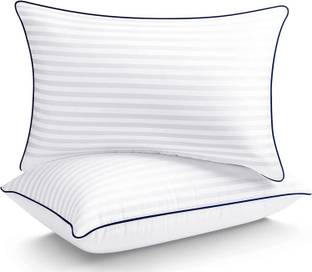 rubi creation Cotton Sleeping Pillow Pack of 2 Stripes