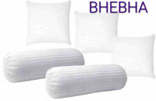 BHEBHA Microfibre Sleeping Pillow Pack of 5 Abstract