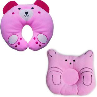Momease NA Microfibre, Cotton Toons & Characters Baby Pillow Pack of 2
