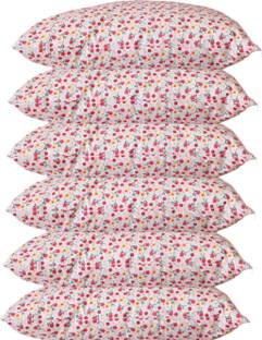 GKM Microfibre Floral Sleeping Pillow Pack of 6