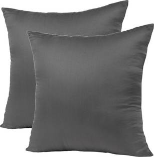 VLYSIUM Polyester Fibre Solid Cushion Pack of 2