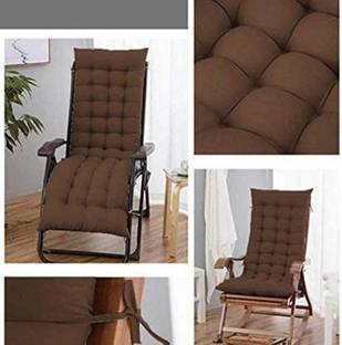 almighty creation Microfibre Solid Chair Pad Pack of 1