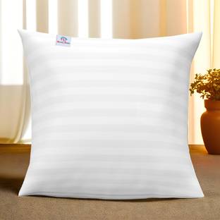 Heart Home Microfibre Stripes Cushion Pack of 1
