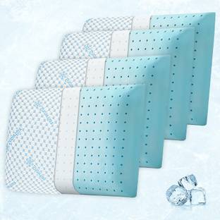 AYKA Memory Foam Solid Orthopaedic Pillow Pack of 4