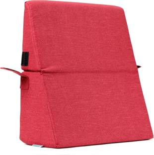 UrbanBed Dual Wedge Pillow cum Lapdesk Foam Solid Cushion Pack of 1