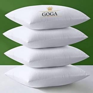 GOGA Cotton Sleeping Pillow Pack of 4 Solid LUXURY