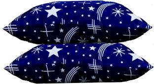Swikon star Microfibre Geometric Sleeping Pillow Pack of 2