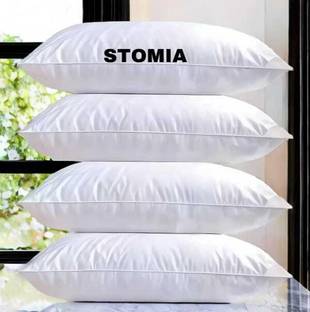 STOMIA STOMIA Polyester Fibre Abstract Sleeping Pillow Pack of 4