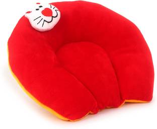 BabeDesk Velvet Mustard Seeds Toons & Characters Mustard Seeds Solid Baby Pillow Pack of 1