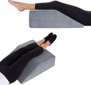 ORCHEED Leg Elevation Wedge PU Foam Pillow Relieves Leg Pain Relief Foam Solid Orthopaedic Pillow Pack of 1