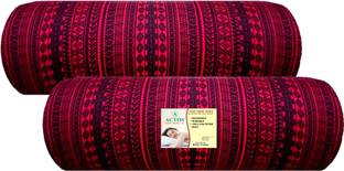 ACTOS Microfibre Bolster Pack of 2 Geometric Round