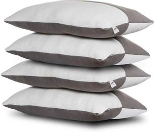 Wakefit Polyester Fibre Sleeping Pillow Pack of 4 Solid Kids