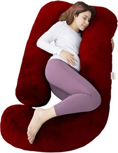 Oyo Baby Microfibre Pregnancy Pillow Pack of 1 Solid J-Shape