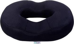 SOFTREST Premium Donut Seat/Cushion for Piles with 100% Memory Foam, Anti-Skid Memory Foam Solid Chair Pad Pack of 1