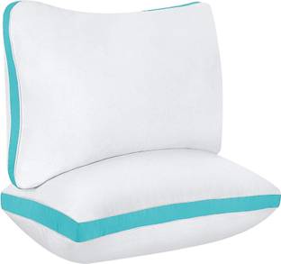 Mom's Moon Cozy Comfort Gusseted Pillow Microfibre Solid Sleeping Pillow Pack of 2