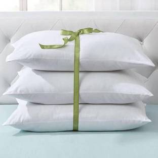 LIPONOS Polyester Fibre Sleeping Pillow Pack of 3 Solid LUXURY