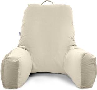 MY ARMOR Bear Reading Pillow/Bed Rest with Support Arms & Back Support for working in Bed Microfibre Solid Body Pillow Pack of 1