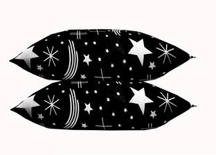THUKRAN Polyester Fibre Abstract Sleeping Pillow Pack of 2
