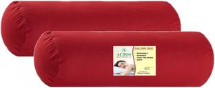 ACTOS Microfibre Bolster Pack of 2 Solid