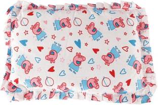 VoiDrop Rai Mustard Seeds Baby Round Head Shaping Pillow, Rectangle Shape Cotton Solid Baby Pillow Pack of 1