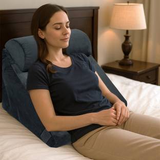 HOMESO Memory Foam Orthopaedic Pillow Pack of 1 Solid Premium Orthopedic Memory Foam Wedge Pillow