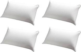 Napwing Microfibre Solid Sleeping Pillow Pack of 4