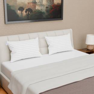 Heart Home Microfibre Stripes Sleeping Pillow Pack of 2