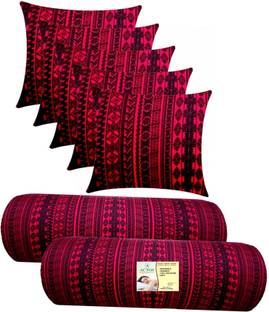 ACTOS Microfibre Bolster Pack of 7 Geometric