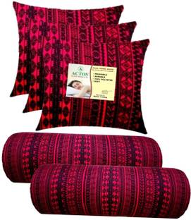 ACTOS Microfibre Bolster Pack of 5 Geometric