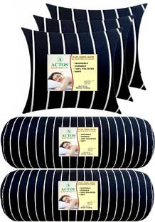 ACTOS Microfibre Bolster Pack of 5 Geometric