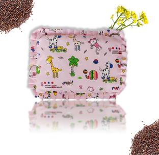 Pseudo 2023 Mustard Seeds Animals Baby Pillow Pack of 1