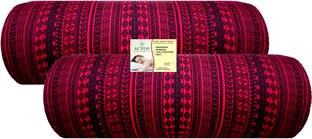 ACTOS Microfibre Bolster Pack of 2 Geometric Round