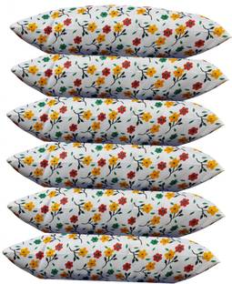 GKM Microfibre Floral Sleeping Pillow Pack of 6