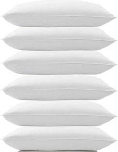 GUNVAR INDIA PRIVATE LIMITED Polyester Fibre Sleeping Pillow Pack of 6 Solid LUXURY